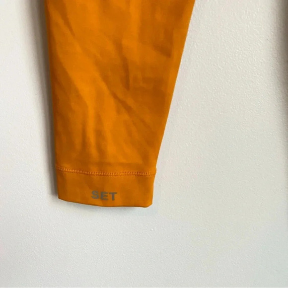 SET ACTIVE Luxeform High Rise Full Length Leggings in Orange - Picture 6 of 7
